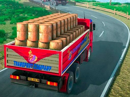Indian Truck Driver Cargo Duty Delivery — Aksi