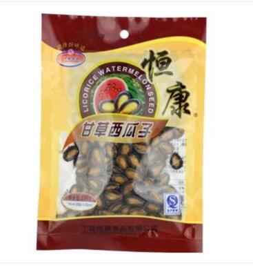 恒康食品108g甘草瓜子休闲零食